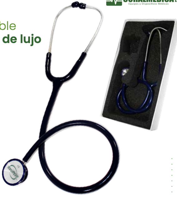 Fonendoscopio de doble servicio alta acústica de lujo